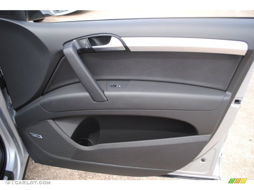 2014 Audi Q7 3.0 TDI quattro Black Door Panel Photo #94672521