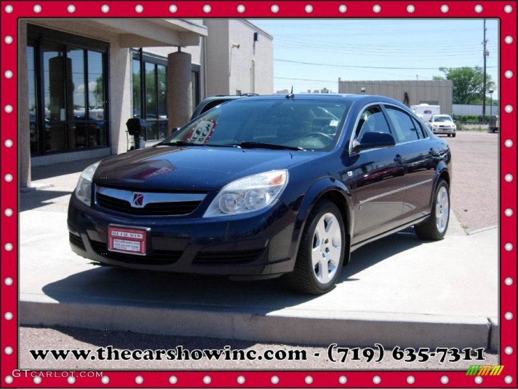 2007 Aura XE - Midnight Blue Metallic / Gray photo #1