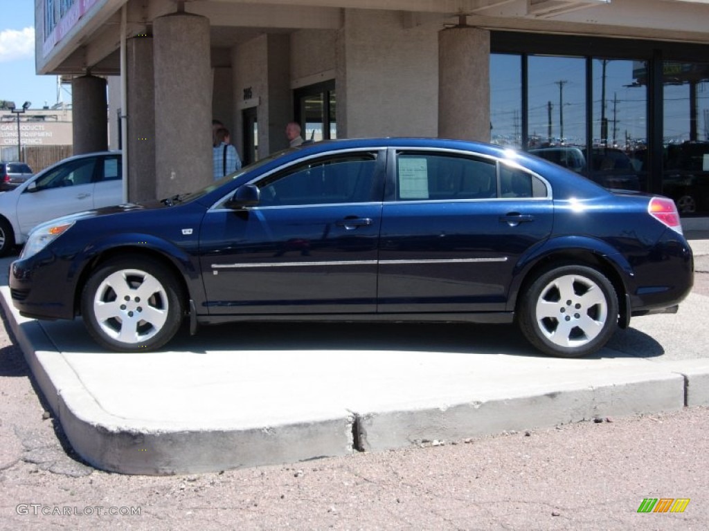 2007 Aura XE - Midnight Blue Metallic / Gray photo #8