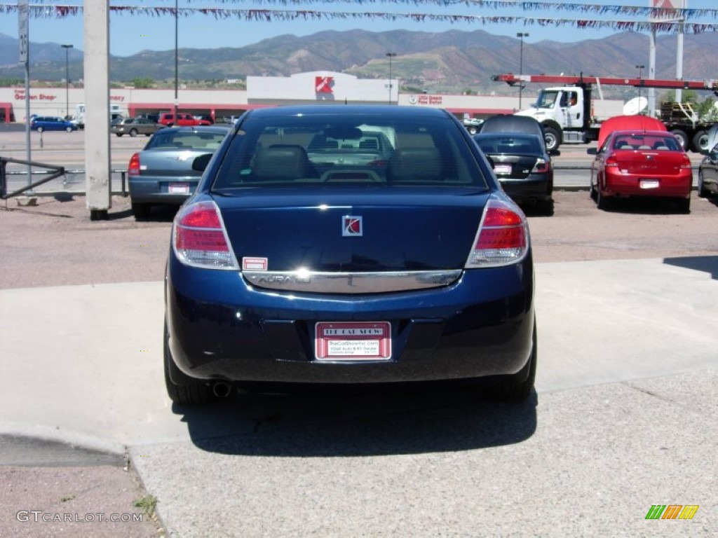 2007 Aura XE - Midnight Blue Metallic / Gray photo #10