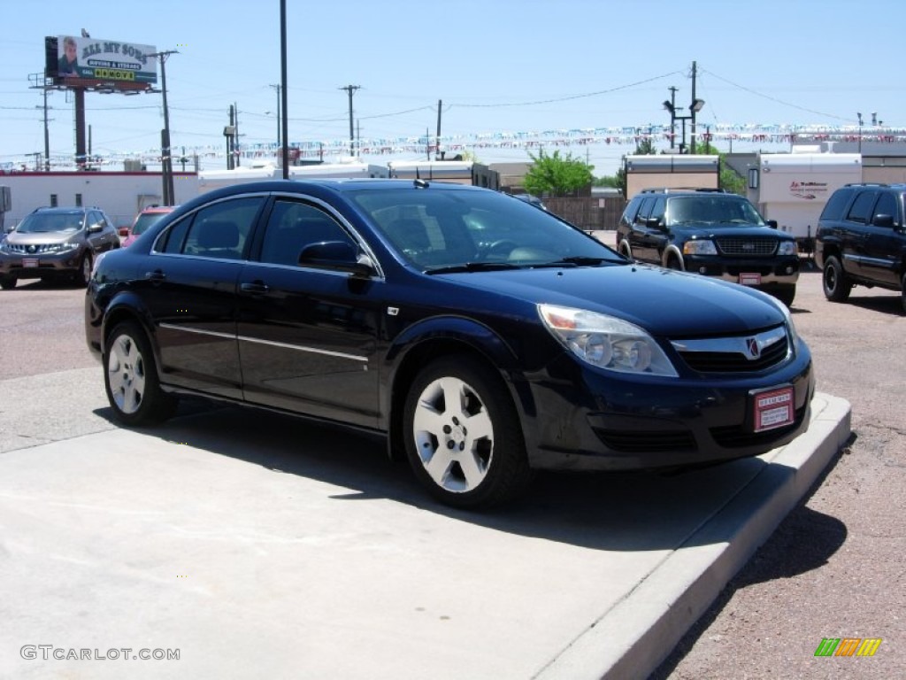 2007 Aura XE - Midnight Blue Metallic / Gray photo #14