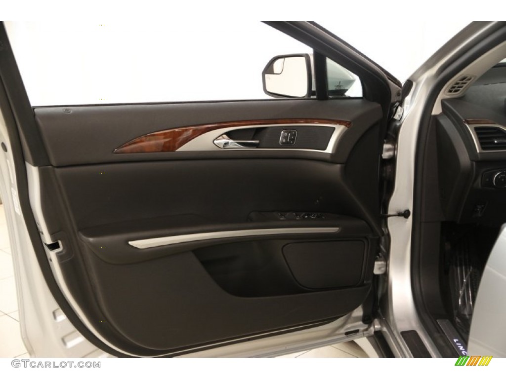 2014 Lincoln MKZ FWD Charcoal Black Door Panel Photo #94673598