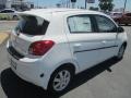 2014 Cloud White Mitsubishi Mirage ES  photo #7