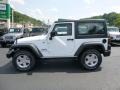 2014 Bright White Jeep Wrangler Sport 4x4  photo #2