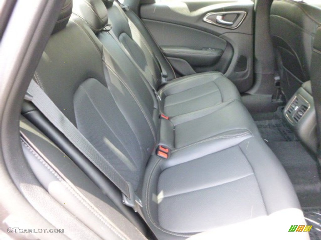 Black Interior 2015 Chrysler 200 C Photo #94678193