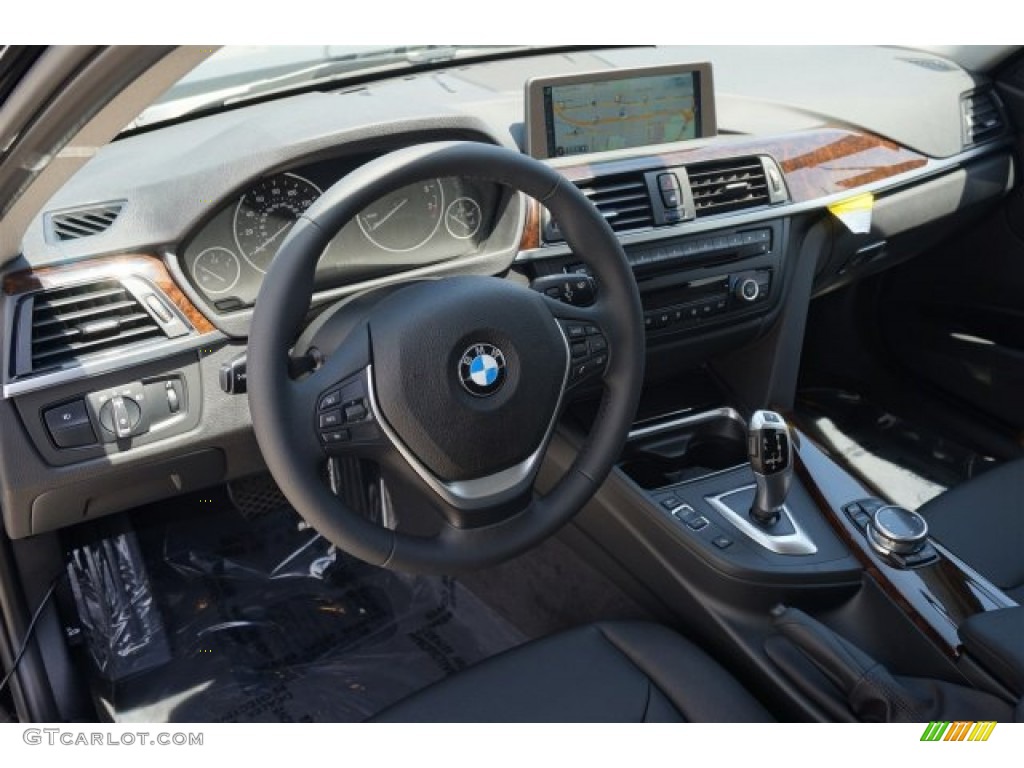 2014 3 Series 328i Sedan - Jet Black / Black photo #6