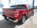 2014 Ruby Red Ford F150 Lariat SuperCrew  photo #6