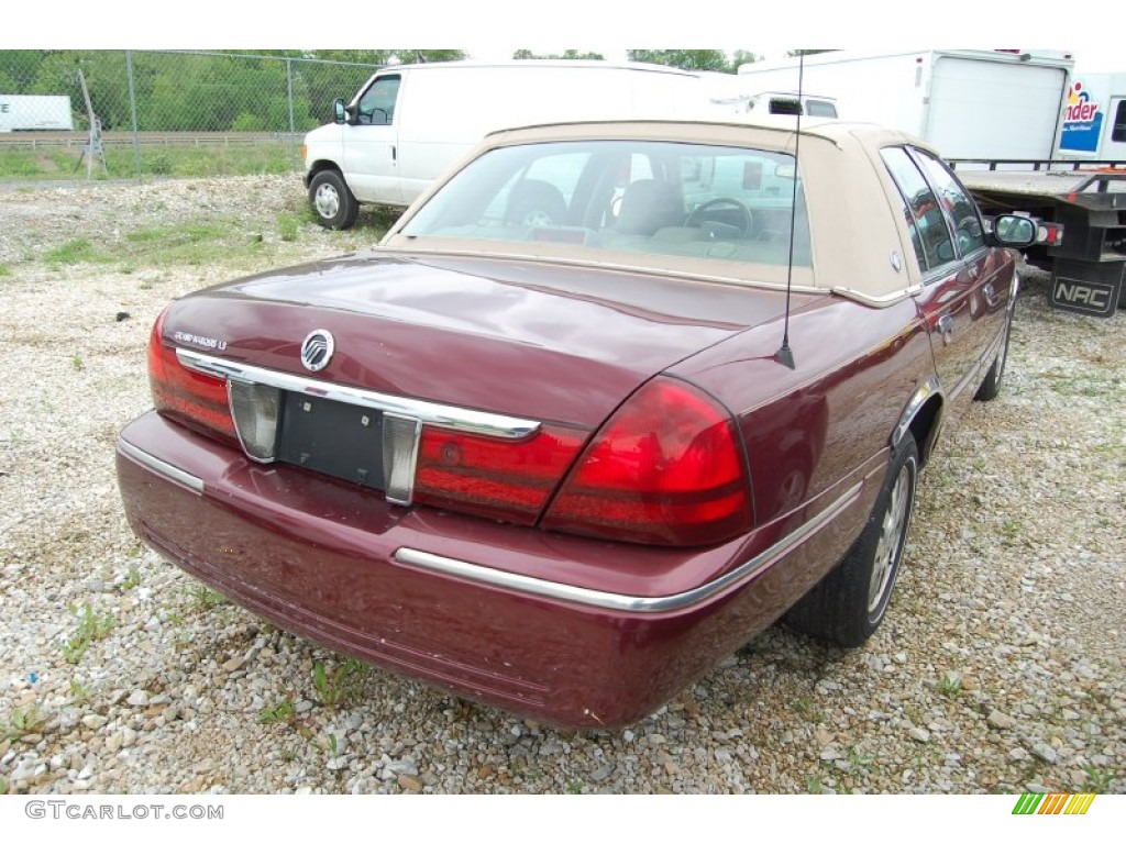 2005 Grand Marquis LS - Dark Toreador Red Metallic / Medium Parchment photo #8