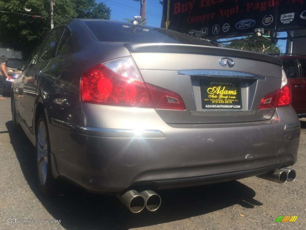 2008 M 35x AWD Sedan - Liquid Platinum Metallic / Graphite photo #3