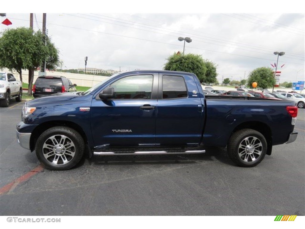 2013 Tundra SR5 TRD Double Cab - Nautical Blue Metallic / Sand Beige photo #4