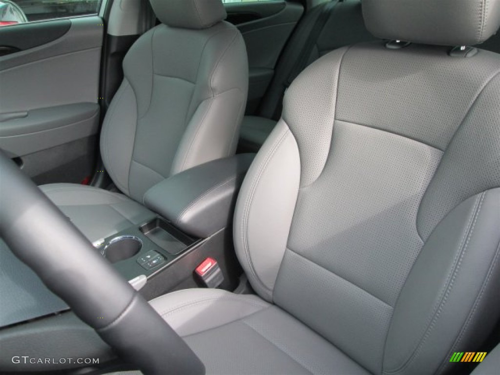 2014 Sonata Limited - Radiant Silver / Gray photo #9