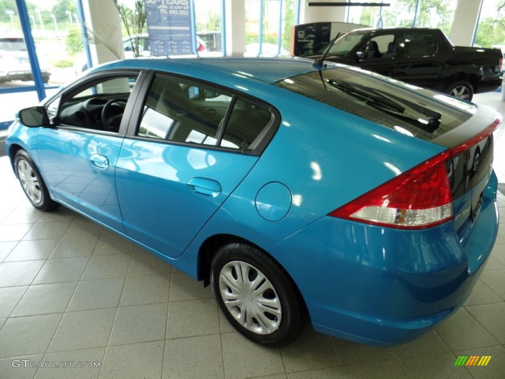 2010 Insight Hybrid LX - Clear Sky Blue Metallic / Gray photo #3