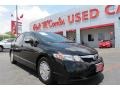 Crystal Black Pearl - Civic Hybrid Sedan Photo No. 1