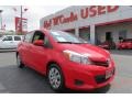 Absolutely Red 2013 Toyota Yaris LE 5 Door