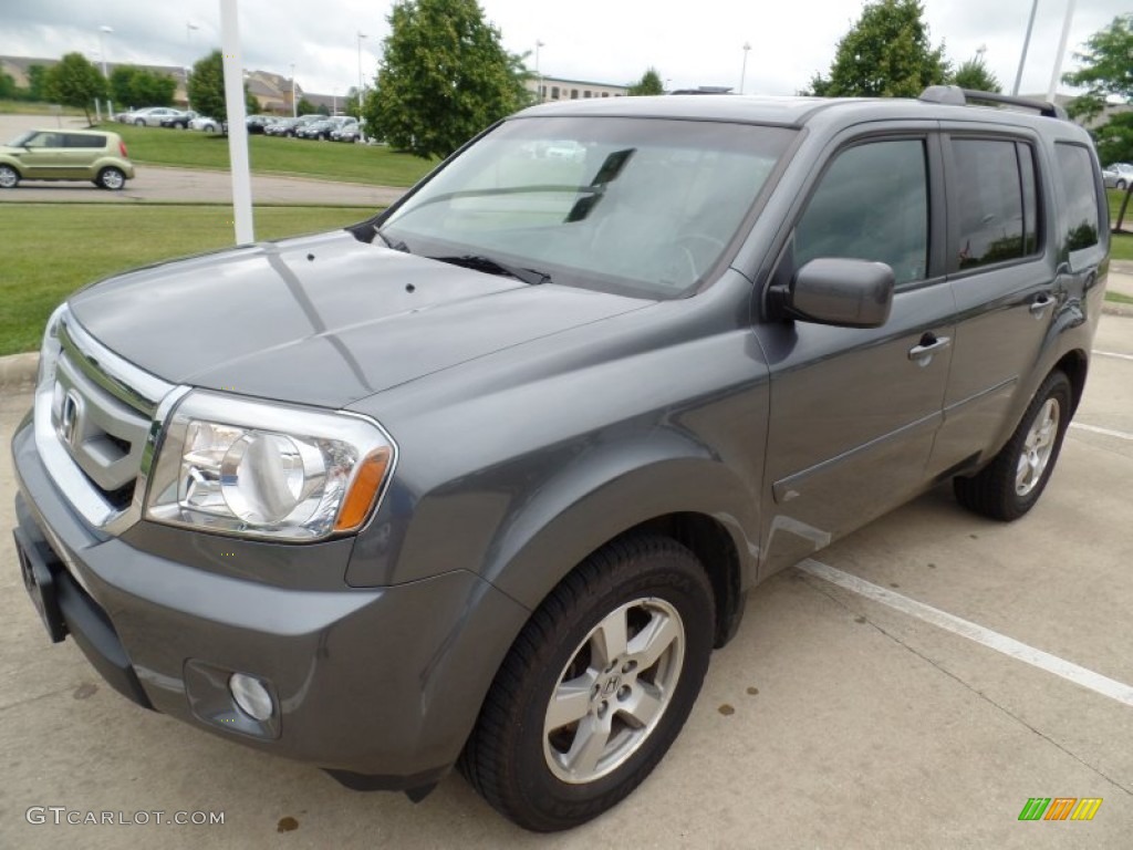 Polished Metal Metallic 2011 Honda Pilot EX-L 4WD Exterior Photo #94688920