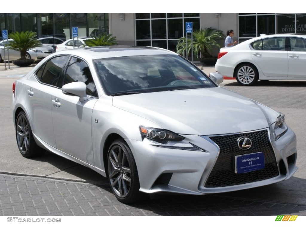 2014 IS 250 - Silver Lining Metallic / Light Gray photo #3