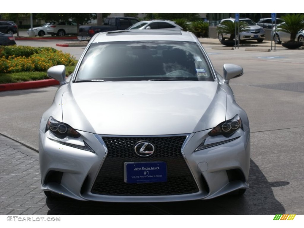 2014 IS 250 - Silver Lining Metallic / Light Gray photo #4