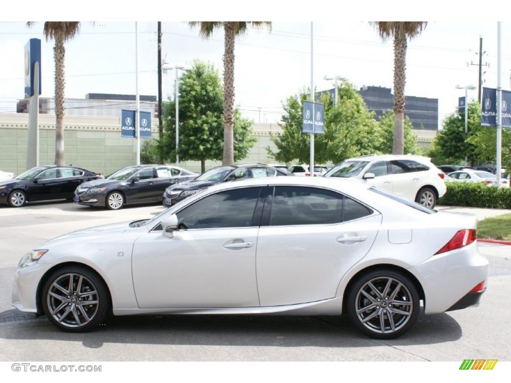 2014 IS 250 - Silver Lining Metallic / Light Gray photo #6