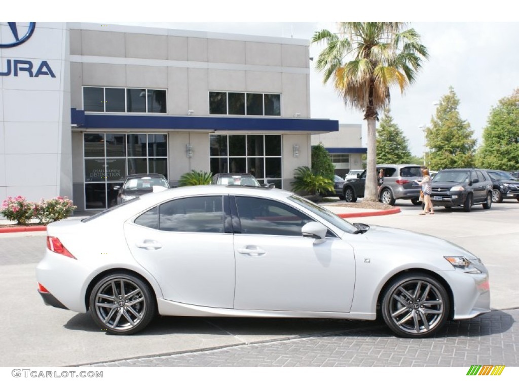 2014 IS 250 - Silver Lining Metallic / Light Gray photo #7