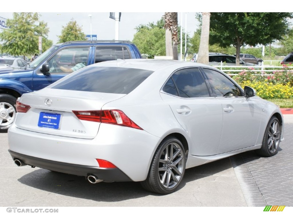 2014 IS 250 - Silver Lining Metallic / Light Gray photo #9