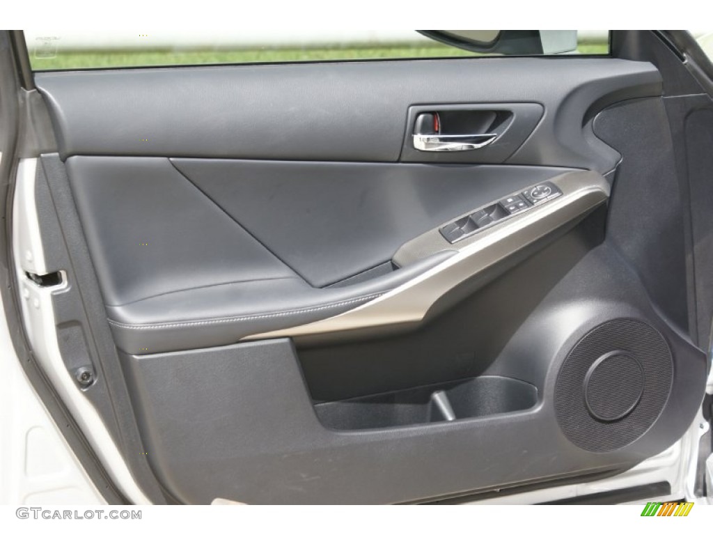 2014 Lexus IS 250 Light Gray Door Panel Photo #94689277