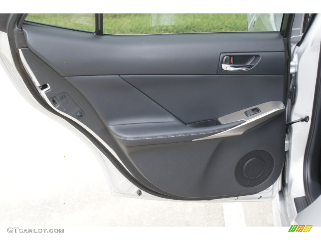 2014 Lexus IS 250 Light Gray Door Panel Photo #94689325