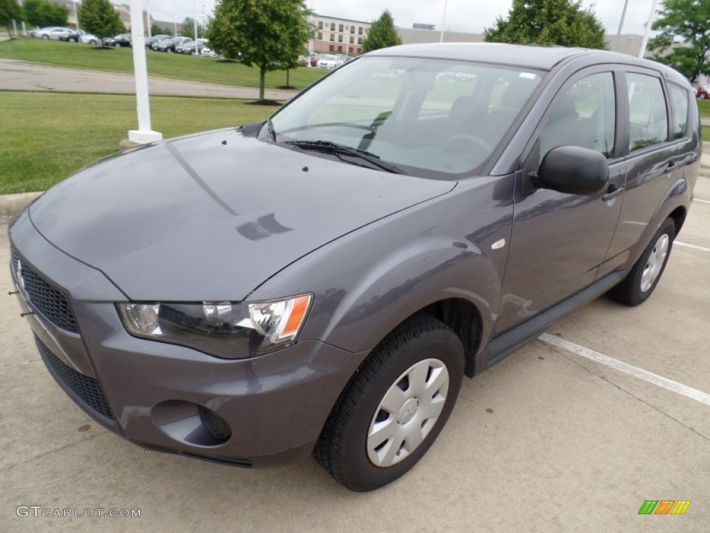 Graphite Gray Pearl 2010 Mitsubishi Outlander ES Exterior Photo #94689772