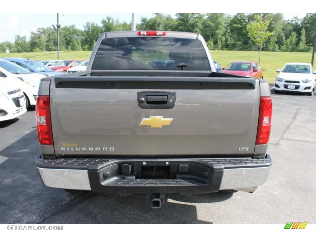 2013 Silverado 1500 LTZ Crew Cab 4x4 - Mocha Steel Metallic / Ebony photo #6