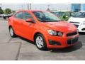 Inferno Orange Metallic - Sonic LT Sedan Photo No. 2