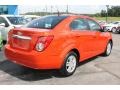 Inferno Orange Metallic - Sonic LT Sedan Photo No. 3