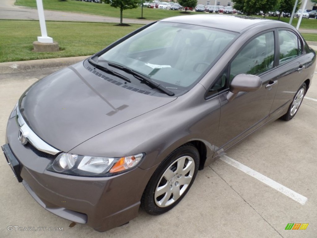 Urban Titanium Metallic 2009 Honda Civic LX Sedan Exterior Photo #94690657
