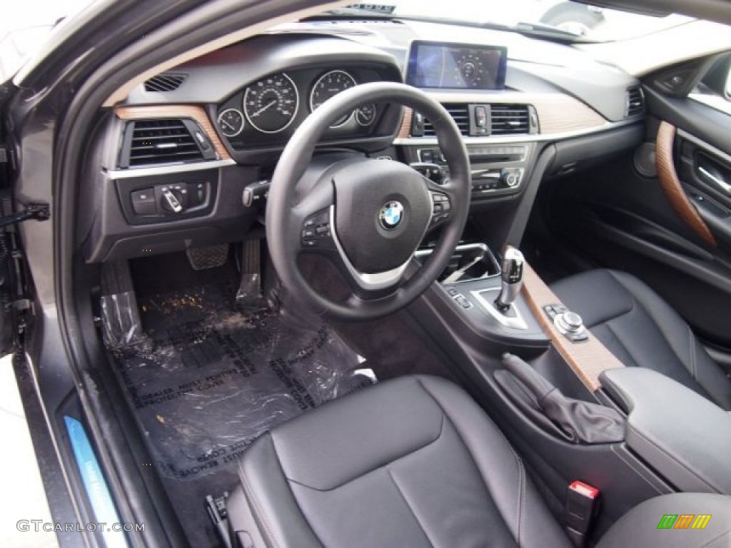 Black Interior 2013 BMW 3 Series 335i xDrive Sedan Photo #94693336