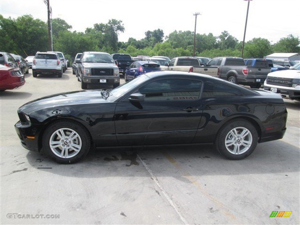 2014 Mustang V6 Coupe - Black / Charcoal Black photo #3