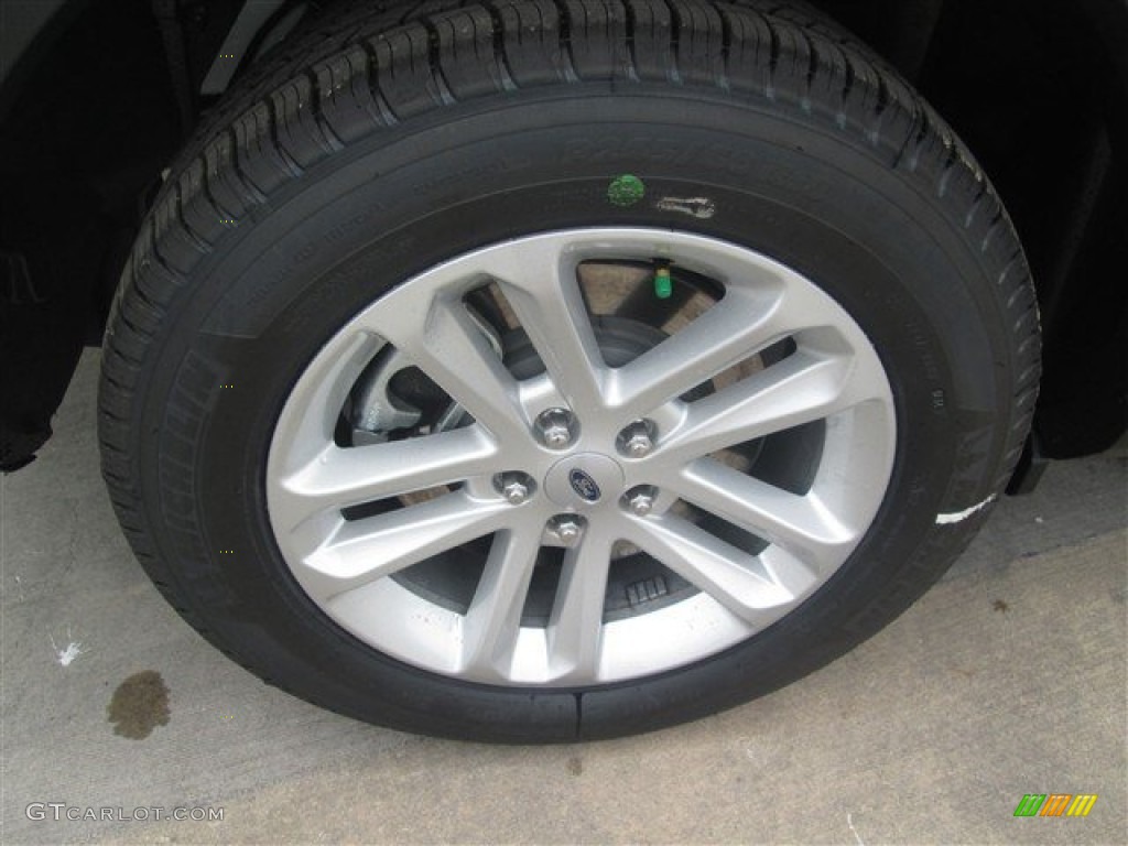 2014 Explorer XLT - Oxford White / Charcoal Black photo #8