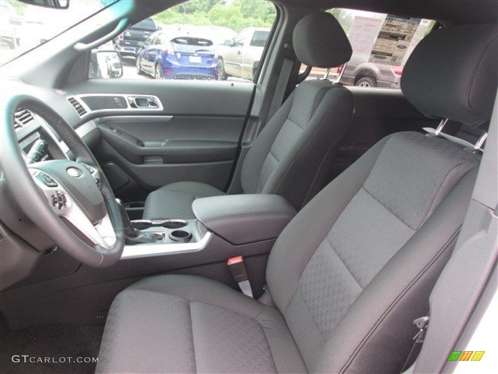 2014 Explorer XLT - Oxford White / Charcoal Black photo #10