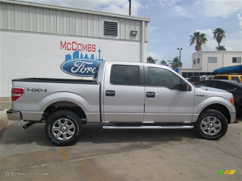 2014 F150 XLT SuperCrew 4x4 - Ingot Silver / Steel Grey photo #7