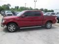 2014 Ruby Red Ford F150 Lariat SuperCrew  photo #3