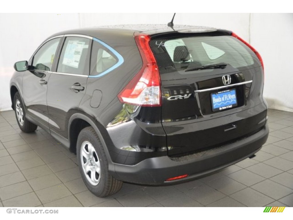 2014 CR-V LX - Crystal Black Pearl / Black photo #5