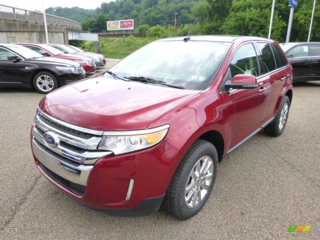 2014 Edge Limited AWD - Ruby Red / Charcoal Black photo #4