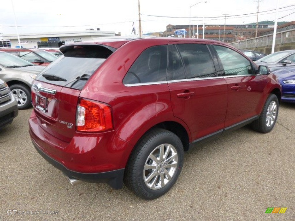 2014 Edge Limited AWD - Ruby Red / Charcoal Black photo #8
