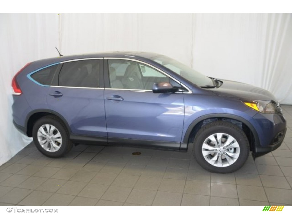 2014 CR-V EX - Twilight Blue Metallic / Gray photo #7