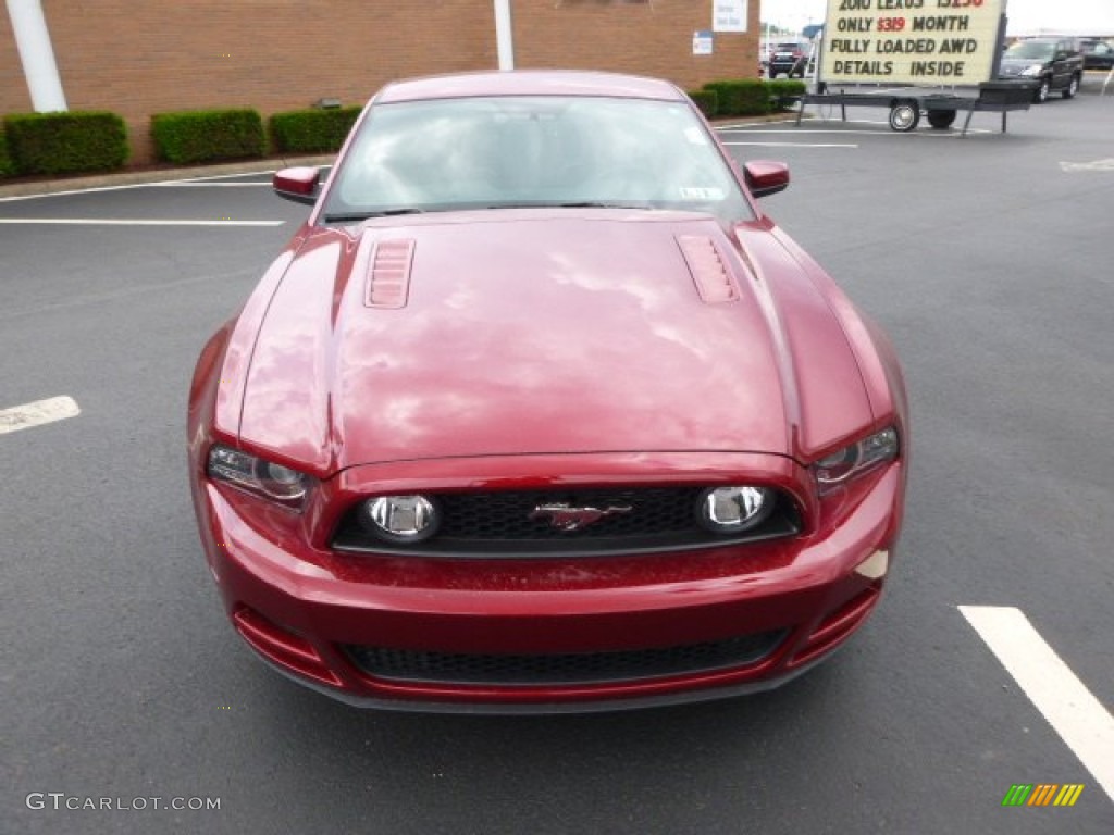 2014 Mustang GT Premium Coupe - Ruby Red / Charcoal Black photo #3