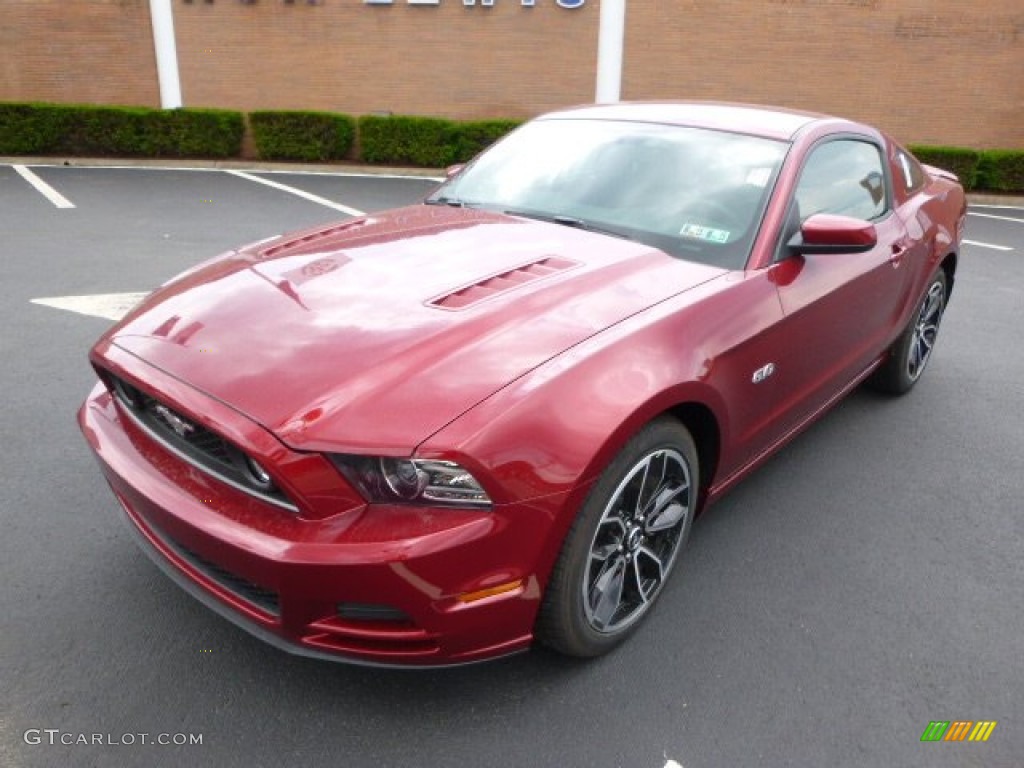 Ruby Red 2014 Ford Mustang GT Premium Coupe Exterior Photo #94703724