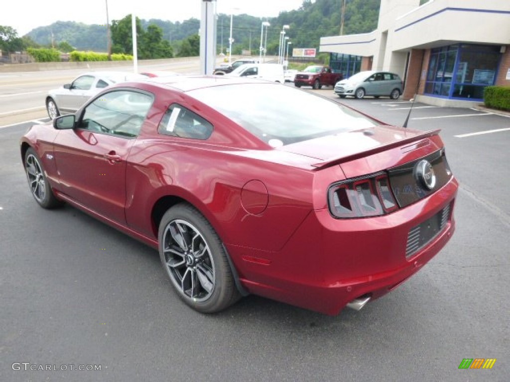 2014 Mustang GT Premium Coupe - Ruby Red / Charcoal Black photo #6