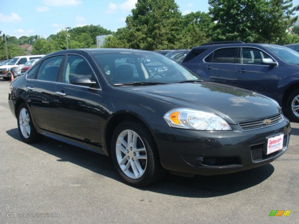2012 Impala LTZ - Ashen Gray Metallic / Ebony photo #3