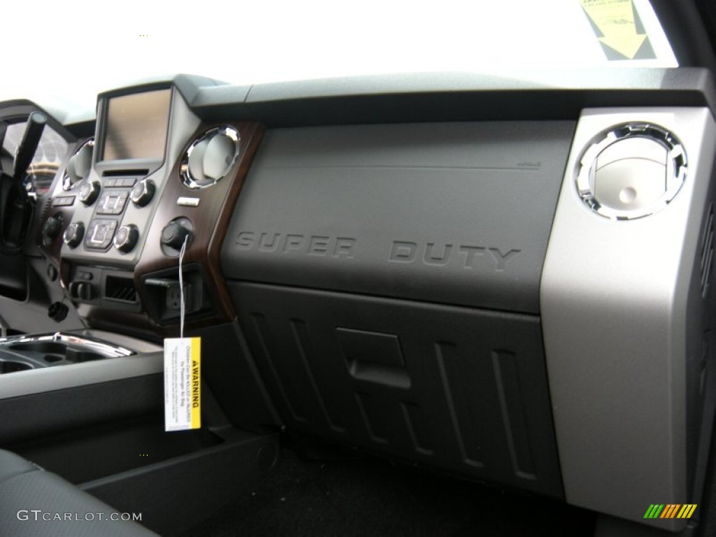 2015 F250 Super Duty Lariat Crew Cab 4x4 - White Platinum / Black photo #20
