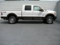 2015 White Platinum Ford F250 Super Duty Lariat Crew Cab 4x4  photo #3