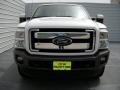 2015 White Platinum Ford F250 Super Duty Lariat Crew Cab 4x4  photo #8