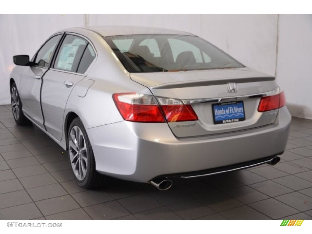 2014 Accord Sport Sedan - Alabaster Silver Metallic / Black photo #5