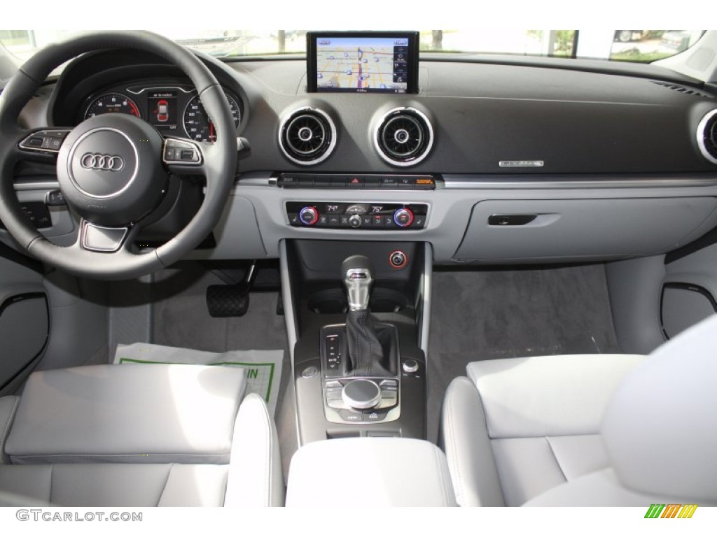 2015 Audi A3 2.0 Premium Plus quattro Titanium Gray Dashboard Photo #94708365